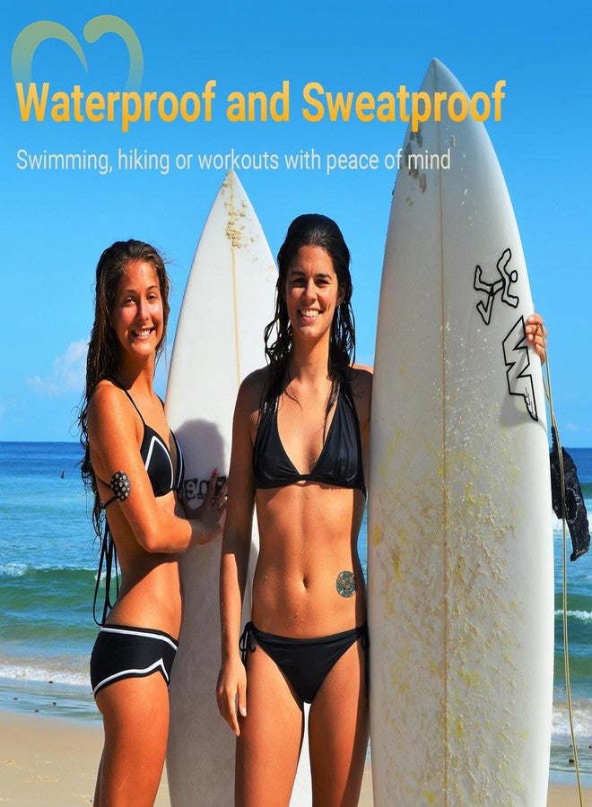 Amolyfe أموليف - لصقات لاصقة لجهاز ديكسكوم جي 7، عبوة من 10 لصقات إضافية لجهاز ديكسكوم ستيلو، مقاومة للصدمات مع غطاء صلب، مقاومة للماء، تسمح بمرور الهواء، لاصقة طبية، حماية لمدة 10 أيام لجهاز مراقبة الجلوكوز المستمر (مطبوع عليها قلب) - Image 5